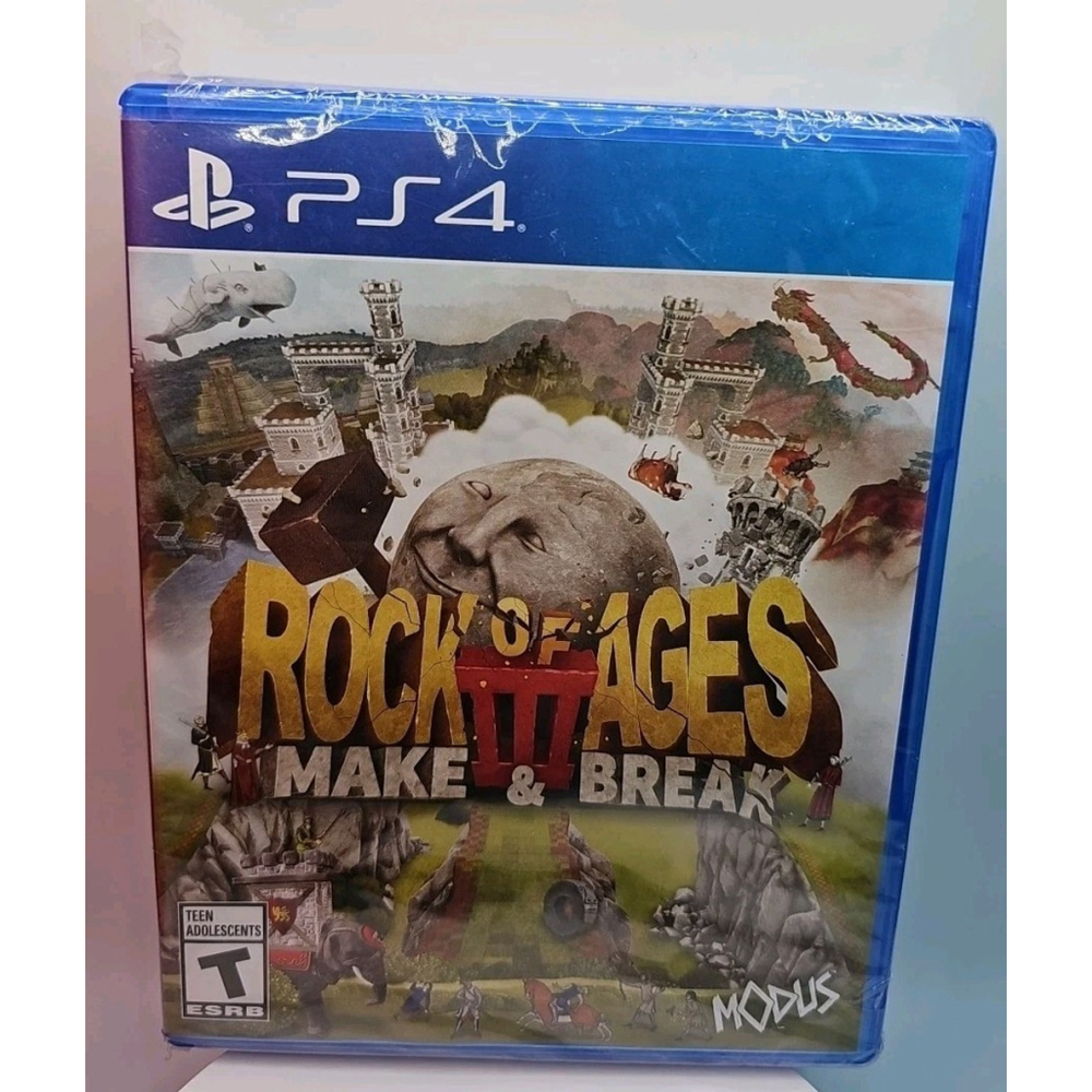 Rock of Ages III 3: Make & Break (Sony PlayStation 4, 2020) PS4 New Sealed